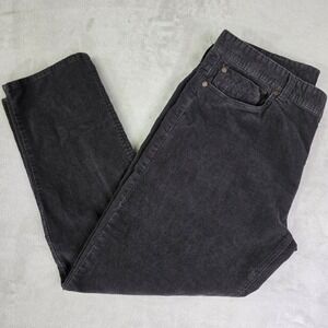 Vintage Copper & Oak Mens Deep Brown Corduroy Straight Leg Pants 38x30